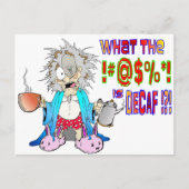 DECAF? POSTKARTE (Vorderseite)
