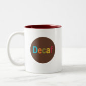 Decaf-Punkt-Tasse Zweifarbige Tasse (Links)
