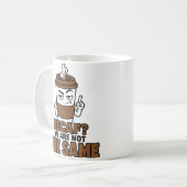 Decaf sind wir nicht gleich lustiger Kaffeeliebhab Kaffeetasse (Vorderseite Links)