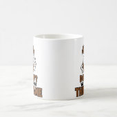 Decaf sind wir nicht gleich lustiger Kaffeeliebhab Kaffeetasse (Mittel)