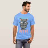 DECAF WTF - Funny Decaf Coffee Cat Shirt (Vorne ganz)