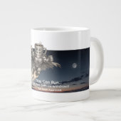 Decaf-Zerstörer hebt ab Jumbo-Tasse (Vorderseite Rechts)