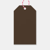 Decaffeinated Coffee Gift Tag – Retro Coffee Beans Geschenkanhänger (Rückseite)