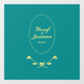 Decal und Aufkleber für Hochzeitscoupons (Blatt)