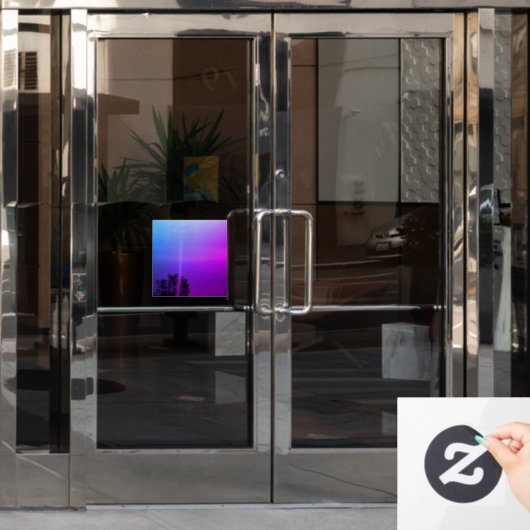 DECAL WALL DESIGN STIL FENSTERAUFKLEBER (Büro Tür)