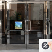 DECAL WALL DESIGN STIL FENSTERAUFKLEBER (Büro Tür)