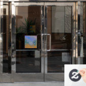 DECAL WALL DESIGN STIL FENSTERAUFKLEBER (Büro Tür)