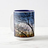 DECAllingham Himmel-Tasse Zweifarbige Tasse (Vorderseite Links)