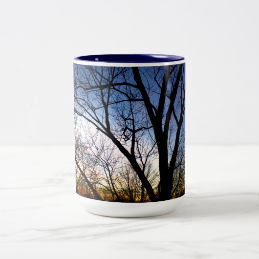DECAllingham Himmel-Tasse Zweifarbige Tasse (Mittel)
