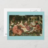 Decameron von John William Waterhouse (1916) Postkarte (Vorne/Hinten)