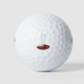 Decanter mit Rotwein Golfball (Vorderseite)