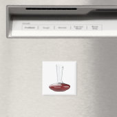 Decanter mit Rotwein Magnet (In Situ (Geschirrspüler))