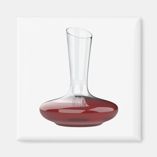 Decanter mit Rotwein Magnet (Vorne)