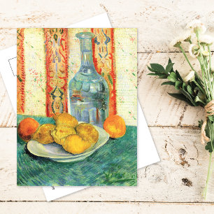 Decanter und Lemons Vincent van Gogh Postkarte