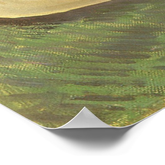 Decanter und Zitronen auf einer Tafel von Vincent  Poster (Ecke)