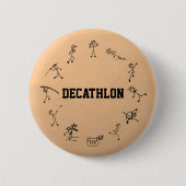 Decathlon Stickman Track und Field Athletics Button (Vorderseite)