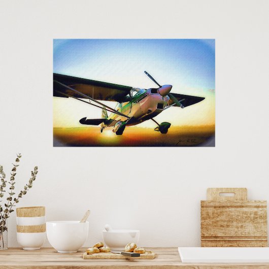 Decathlon Zeichnend Poster (Küche)