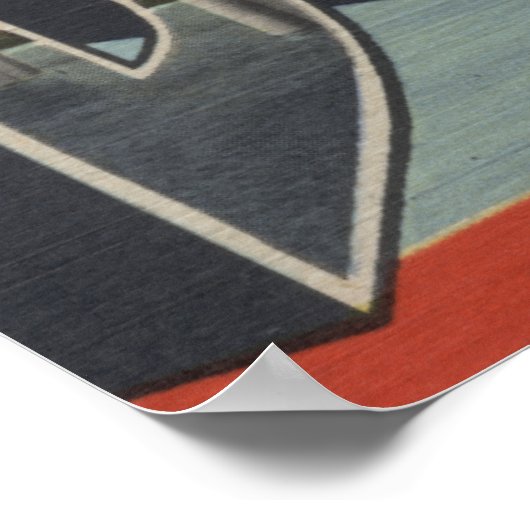 Decatur, Alabama - Großbuchstaben Poster (Ecke)