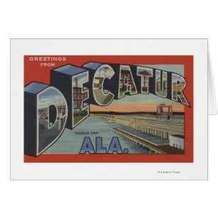 Decatur, Alabama - große Buchstabe-Szenen