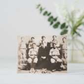 Decatur-Baseballteam Postkarte (Stehend Vorderseite)