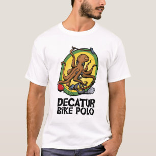 Decatur Fahrrad-Polo-Krake T-Shirt