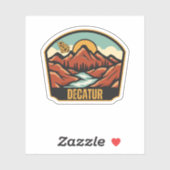 Decatur, Georgien Aufkleber (Blatt)