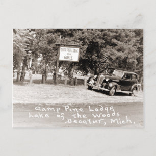 Decatur Michigan Postkarte