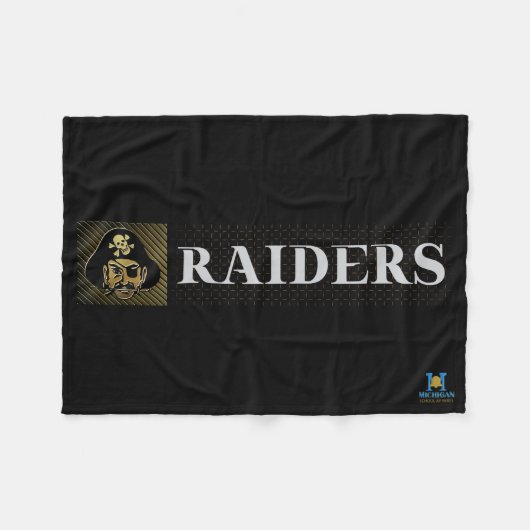 Decatur Raiders #6 Fleecedecke (Vorderseite (Horizontal))