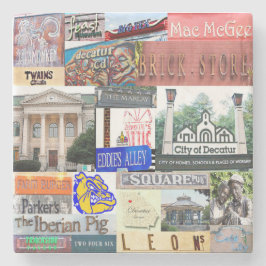 Decatur-Untersetzer, Decatur, Decatur, Georgia-Unt Steinuntersetzer