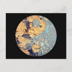 Decay Yin Yang Postcard Postkarte