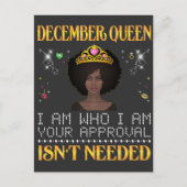 Decberkönigin i'm, die dein Apporto nicht braucht Postkarte (Vorderseite)