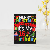 December 25th Merry Christmas And Yes It's My 16th Karte (Gelbe Blume)