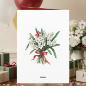 December Birth Flower Birthday Card | Hollies Karte