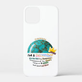 December Birthstone Turquoise Graphic Case-Mate iPhone Hülle (Rückseite)