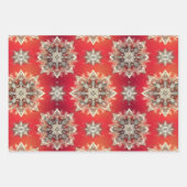 December Snowflakes Geschenkpapier Set (Vorderseite)