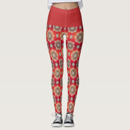 December Snowflakes Leggings
