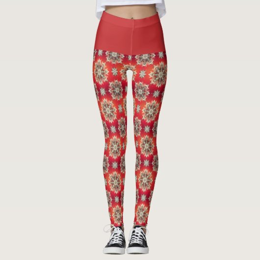 December Snowflakes  Leggings (Vorderseite)