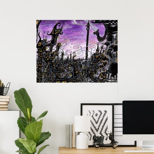 Decembersville Poster (Heimbüro)