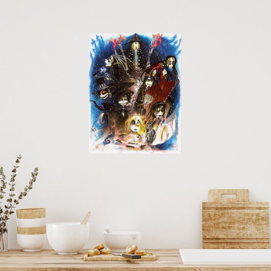 Decembersville Poster (Küche)