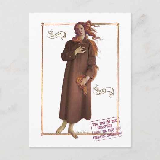 Decent Venus Postcard Postkarte (Vorderseite)