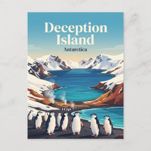Deception Island Antarktika Postkarte