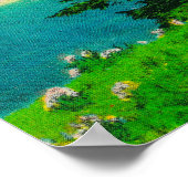 Deception Pass Bridge, Fidalgo und Whidby Island Poster (Ecke)