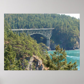 Deception Pass Bridge Poster