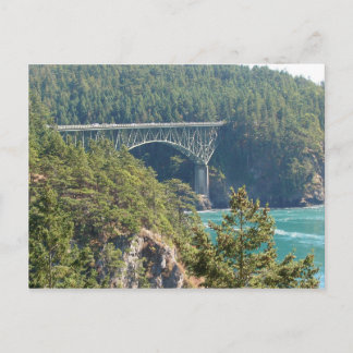 Deception Pass Bridge Postkarte