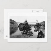 Deception Pass Bridge, Washington View Fotograp 2 Postkarte (Vorne/Hinten)