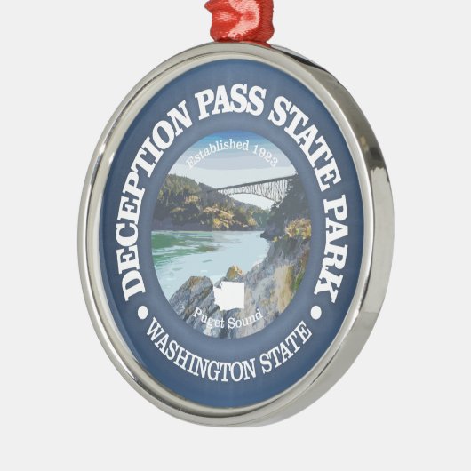 Deception Pass SP Ornament Aus Metall (Links)