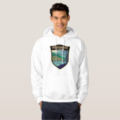 Deception Pass Staat Bridge Washington Abzeichen Hoodie (Vorne ganz)