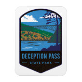 Deception Pass Staat Park Magnet (Vertikal)