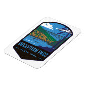 Deception Pass Staat Park Magnet (Linke Seite)