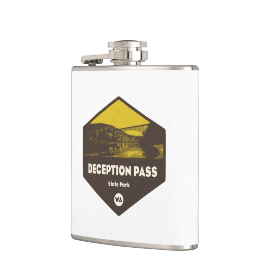 Deception Pass Staat Park Washington Flachmann (Links)